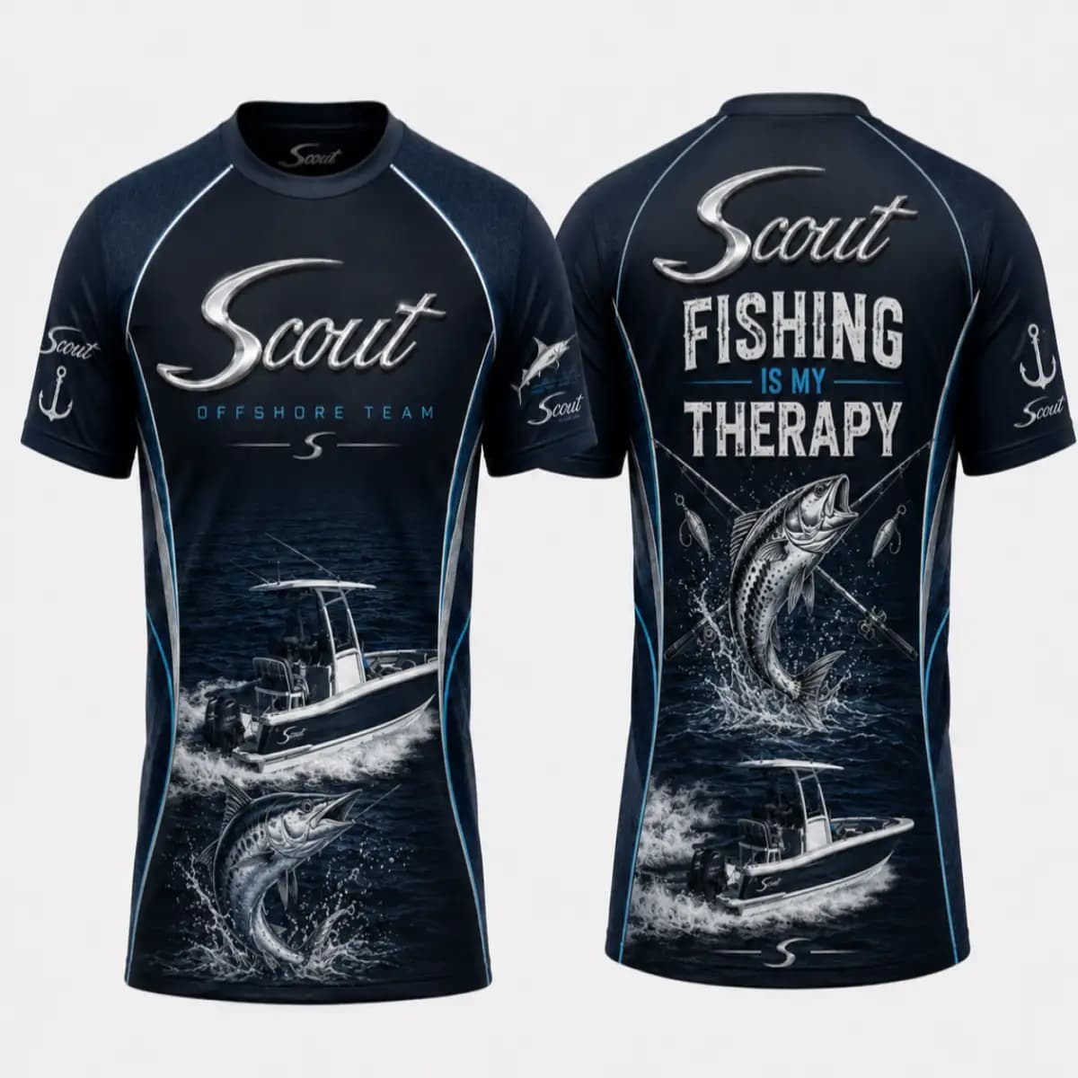 Scout boat Jersey - Unisex Short Sleeve Jersey
