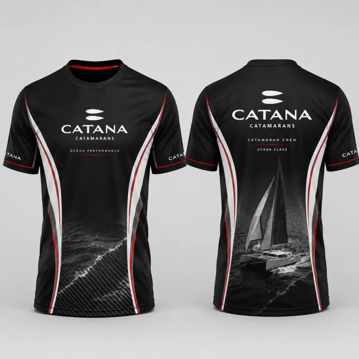 Catana catamaran jersey - Unisex Short Sleeve Jersey