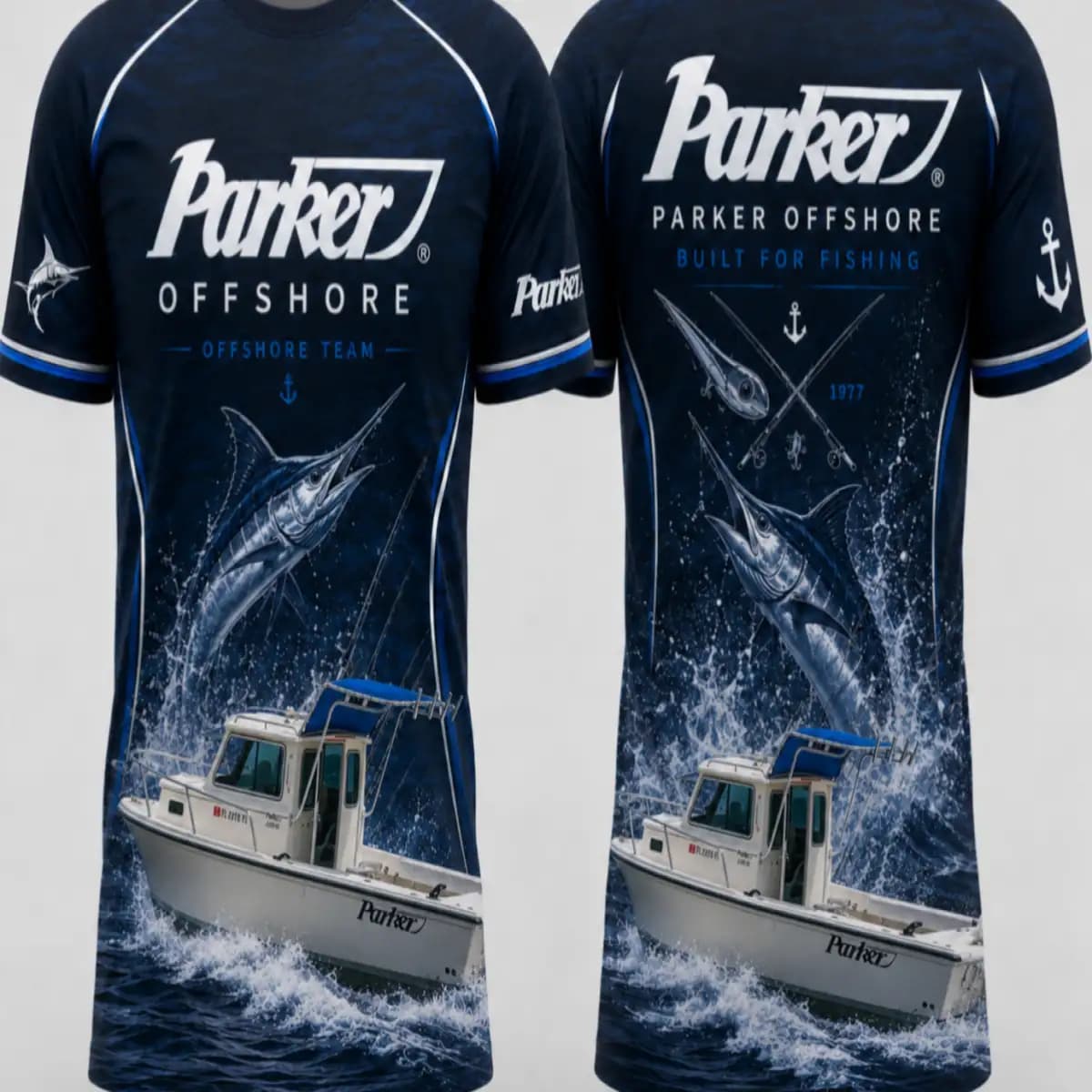 Parker boat Jersey - Unisex Short Sleeve Jersey