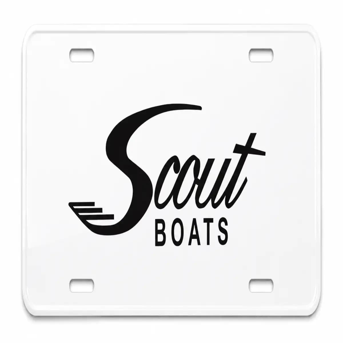Scout boat 000 - Boat License Plate