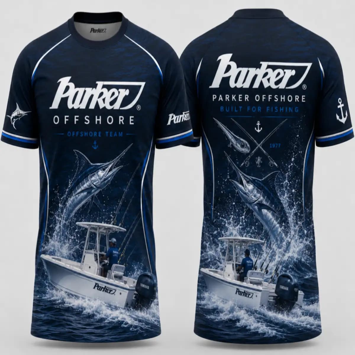 Parker boat Jersey - Unisex Short Sleeve Jersey