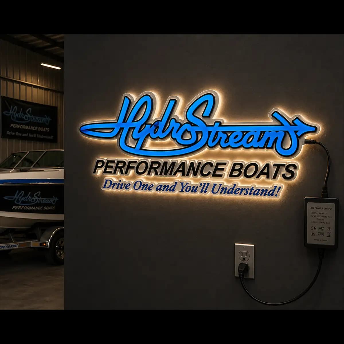 HydroStream LED - Premium Custom LED Neon Logo Sign