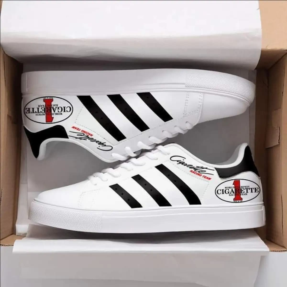 Cigarette 72 - Low Top Leather Sneakers