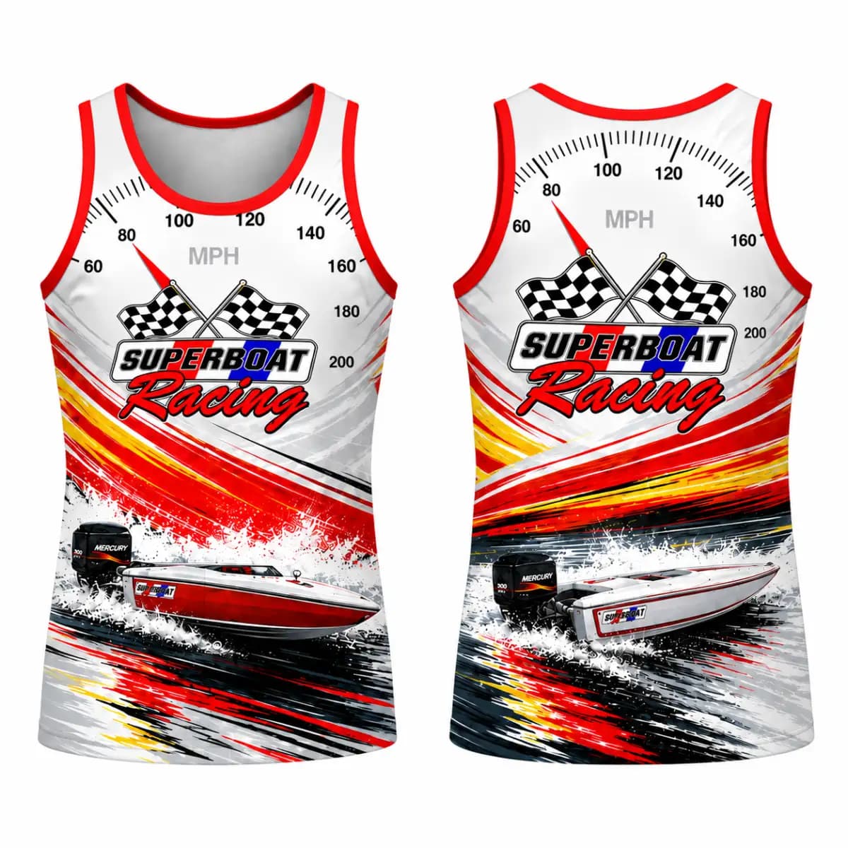 superboat 32 - Premium Men’s Tank Top