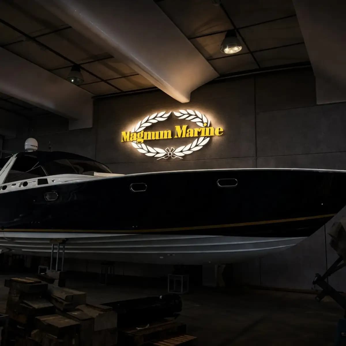 Magnum Marine - Custom LED Neon Logo Sign