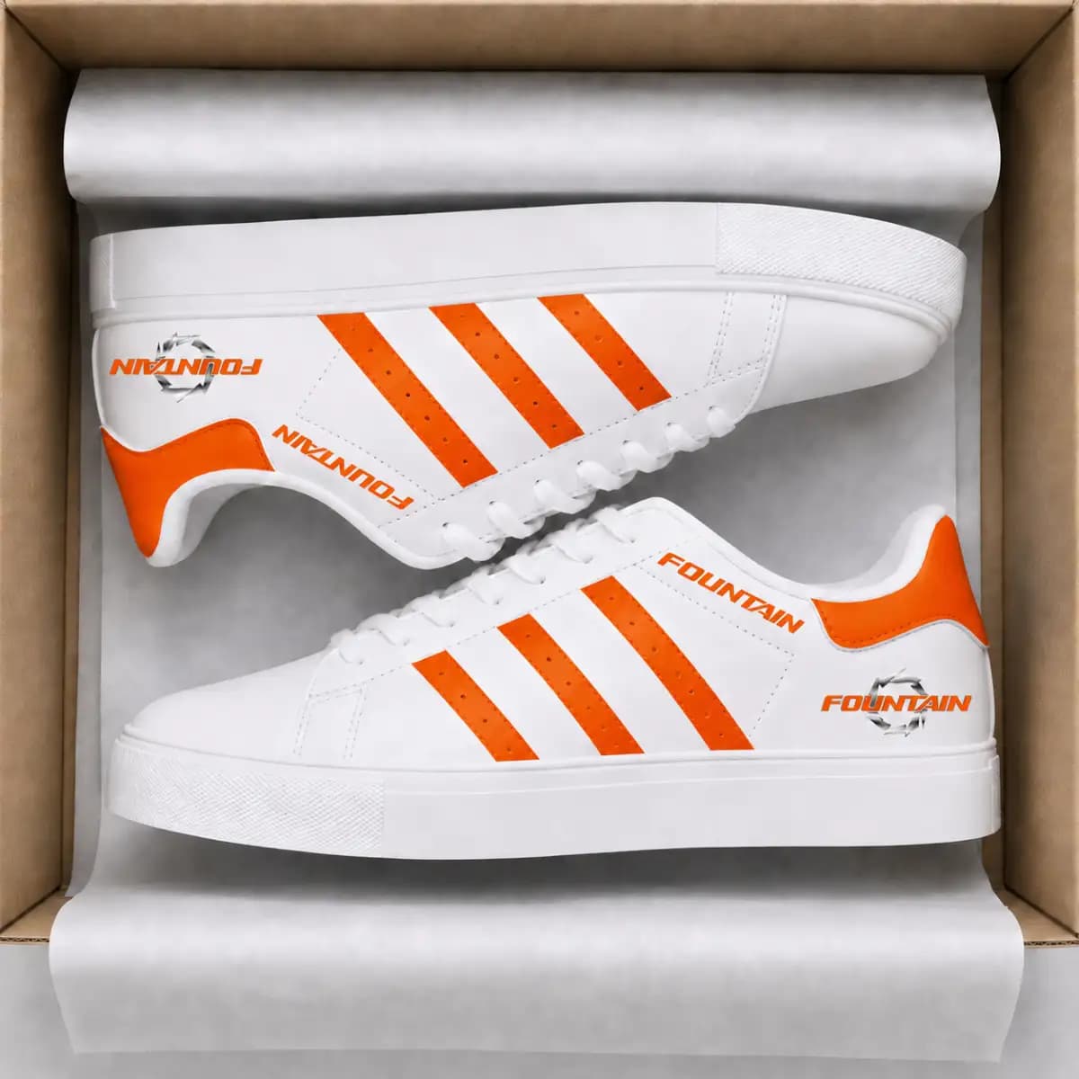 fountain 85 - Low Top Leather Sneakers