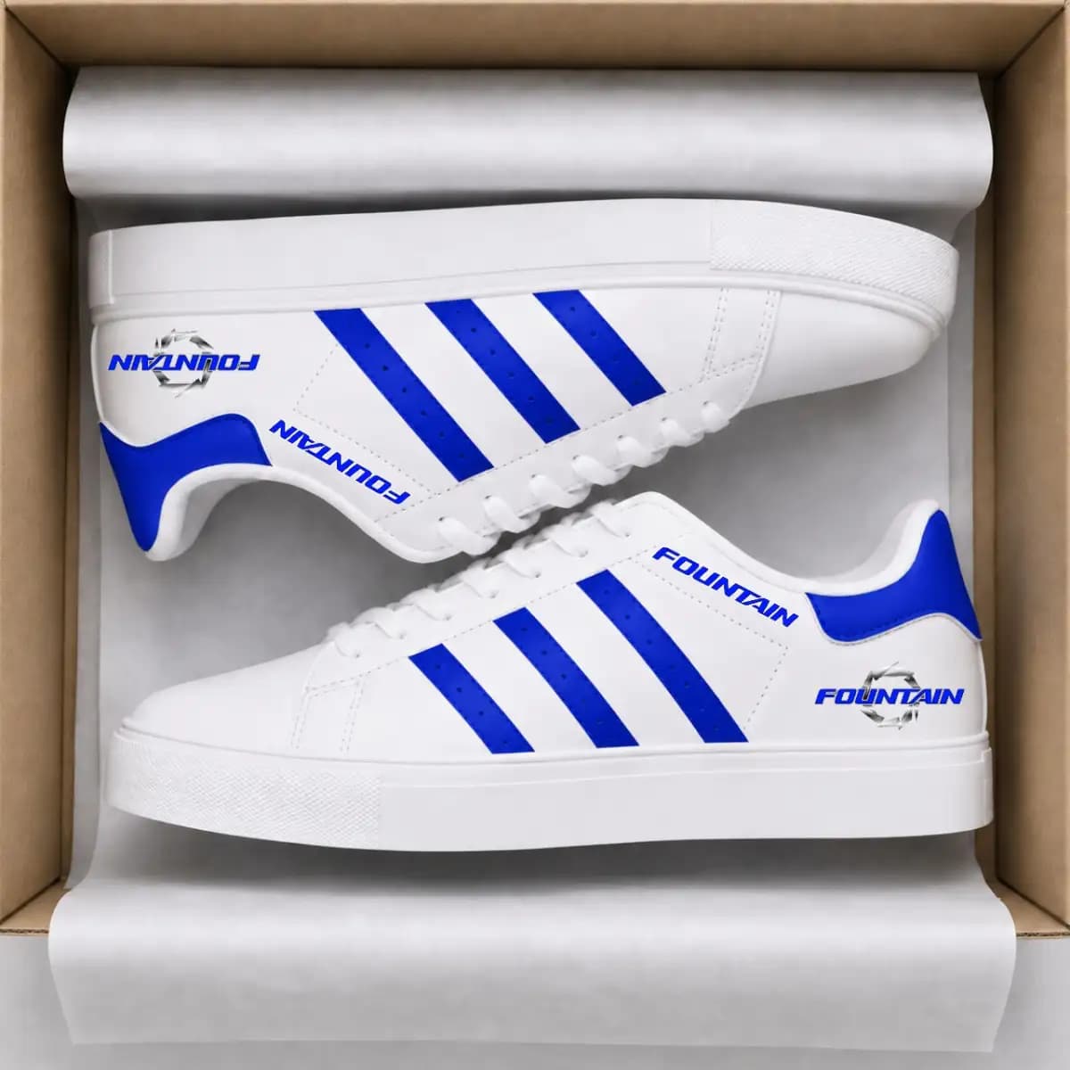 fountain 82 - Low Top Leather Sneakers