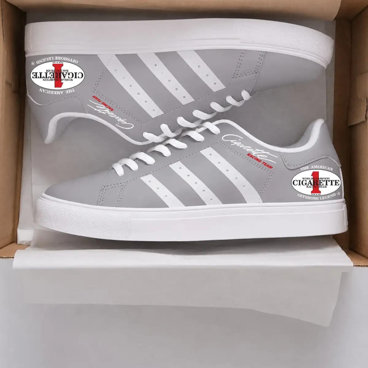 Cigarette 73 - Low Top Leather Sneakers
