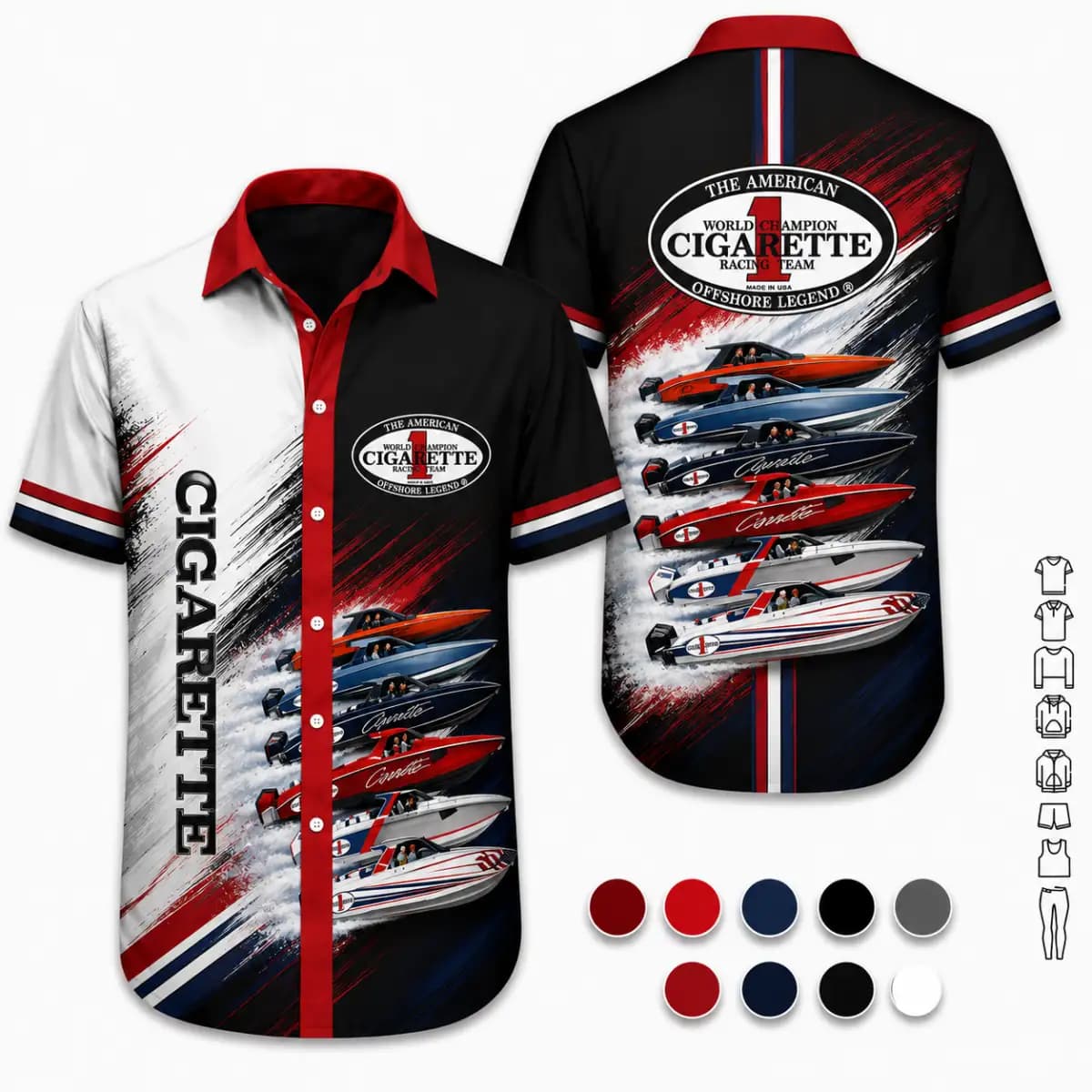 cigarette 68 - Premium Hawaiian Shirt