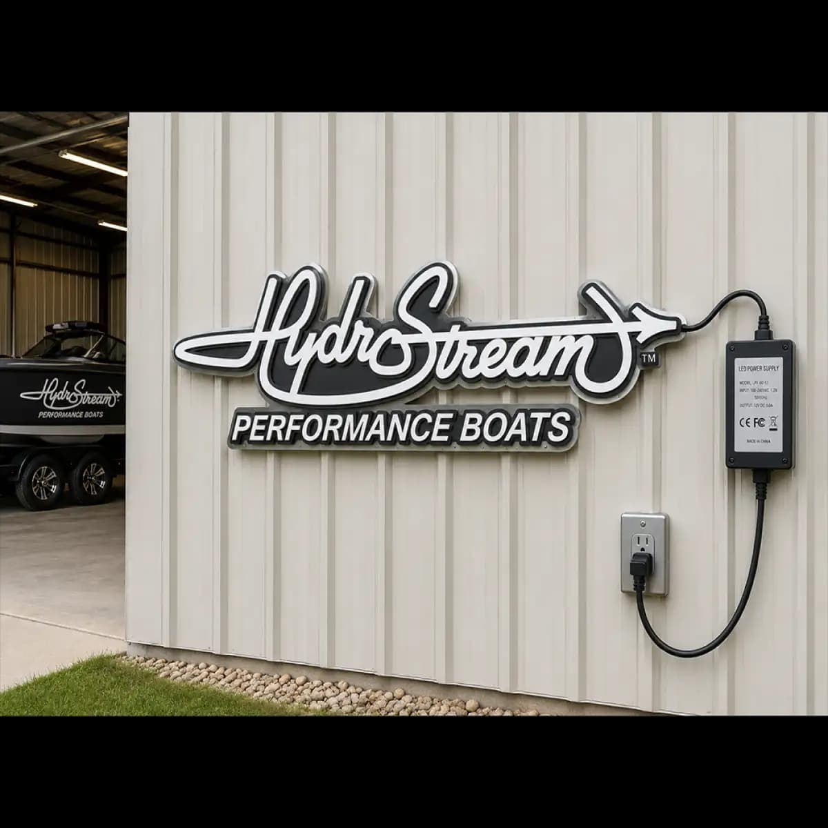 HydroStream LED 1 - Premium Custom LED Neon Logo Sign