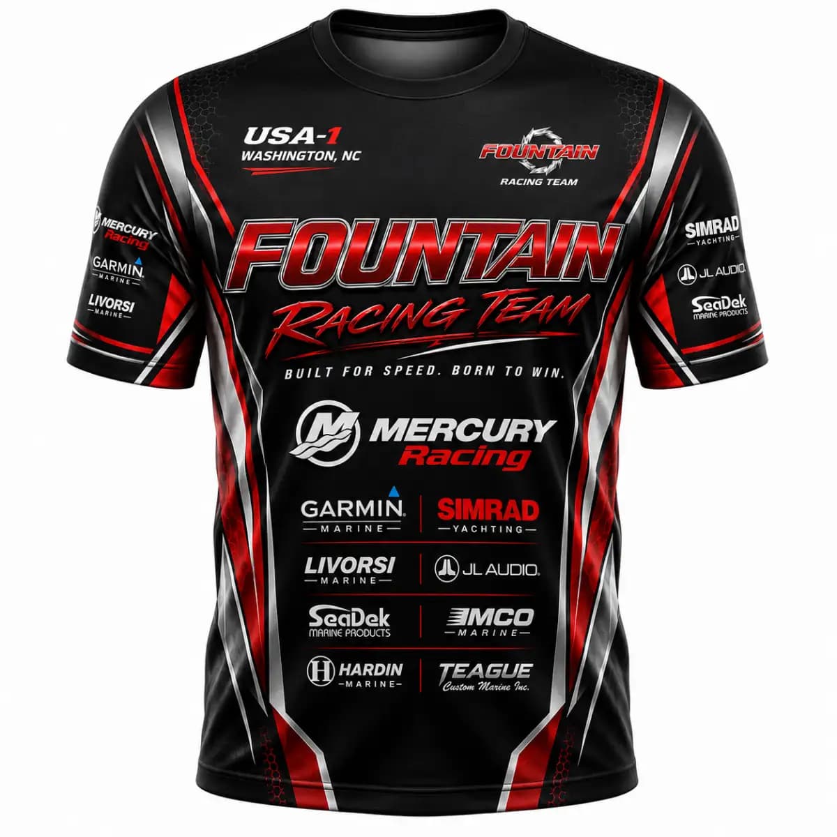 fountain 98 - Premium Unisex Short Sleeve T-Shirt