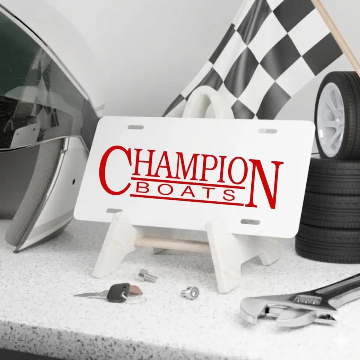 Champion License Plate 2 - Custom Boat License Plate
