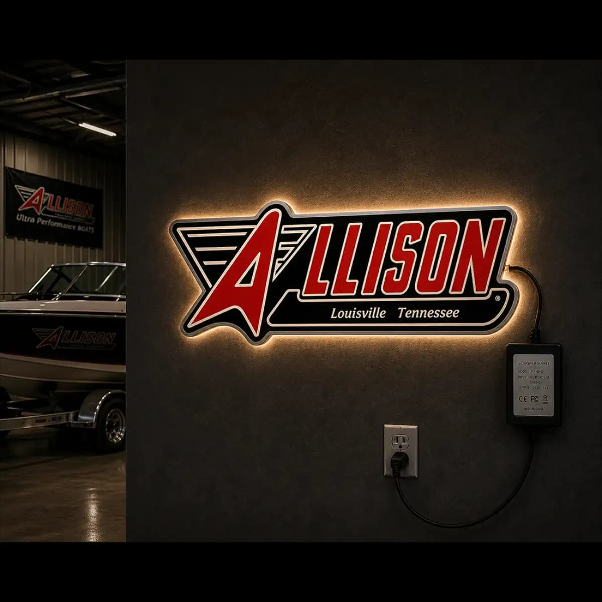 Allison LED 6 - Premium Custom LED Neon Logo Sign