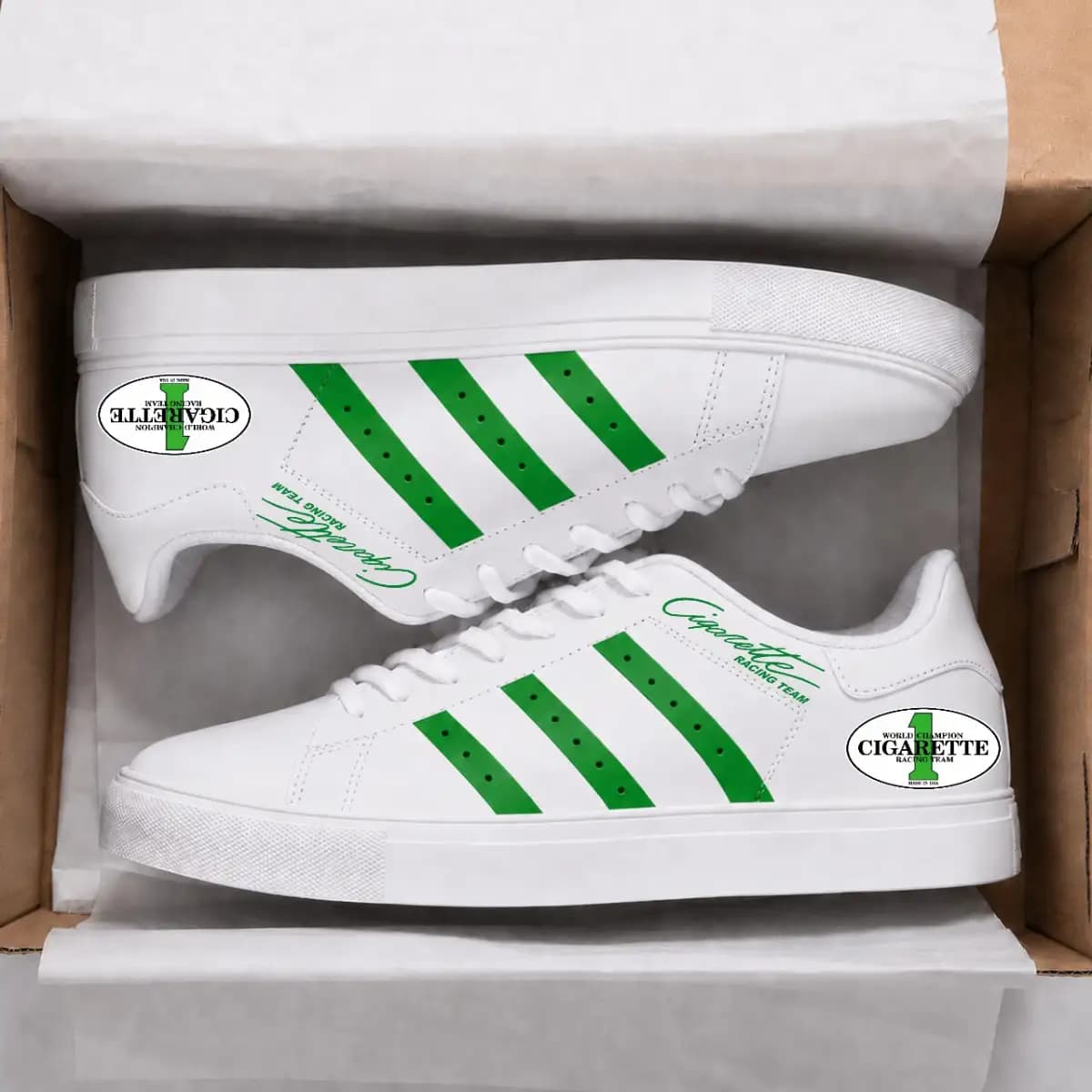 Cigarette 74 - Low Top Leather Sneakers
