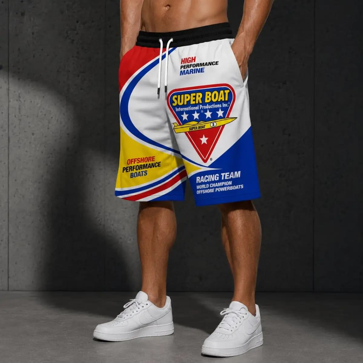 SUPERBOAT 25 - Premium Unisex Swim Shorts