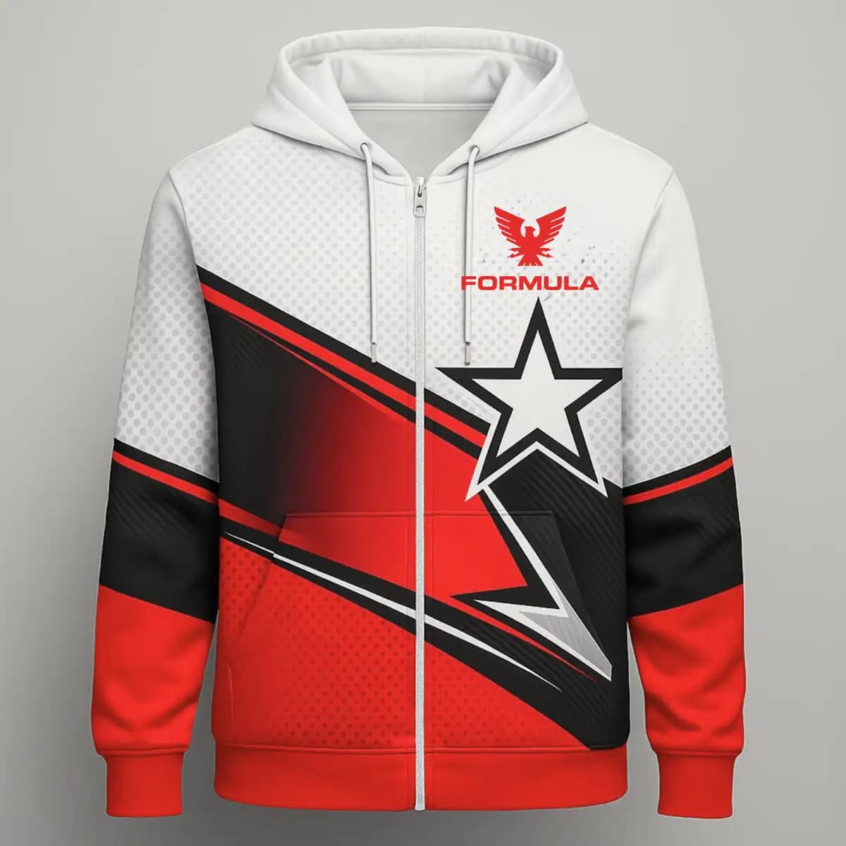 formula 16 - Man's zip-up Hoodie