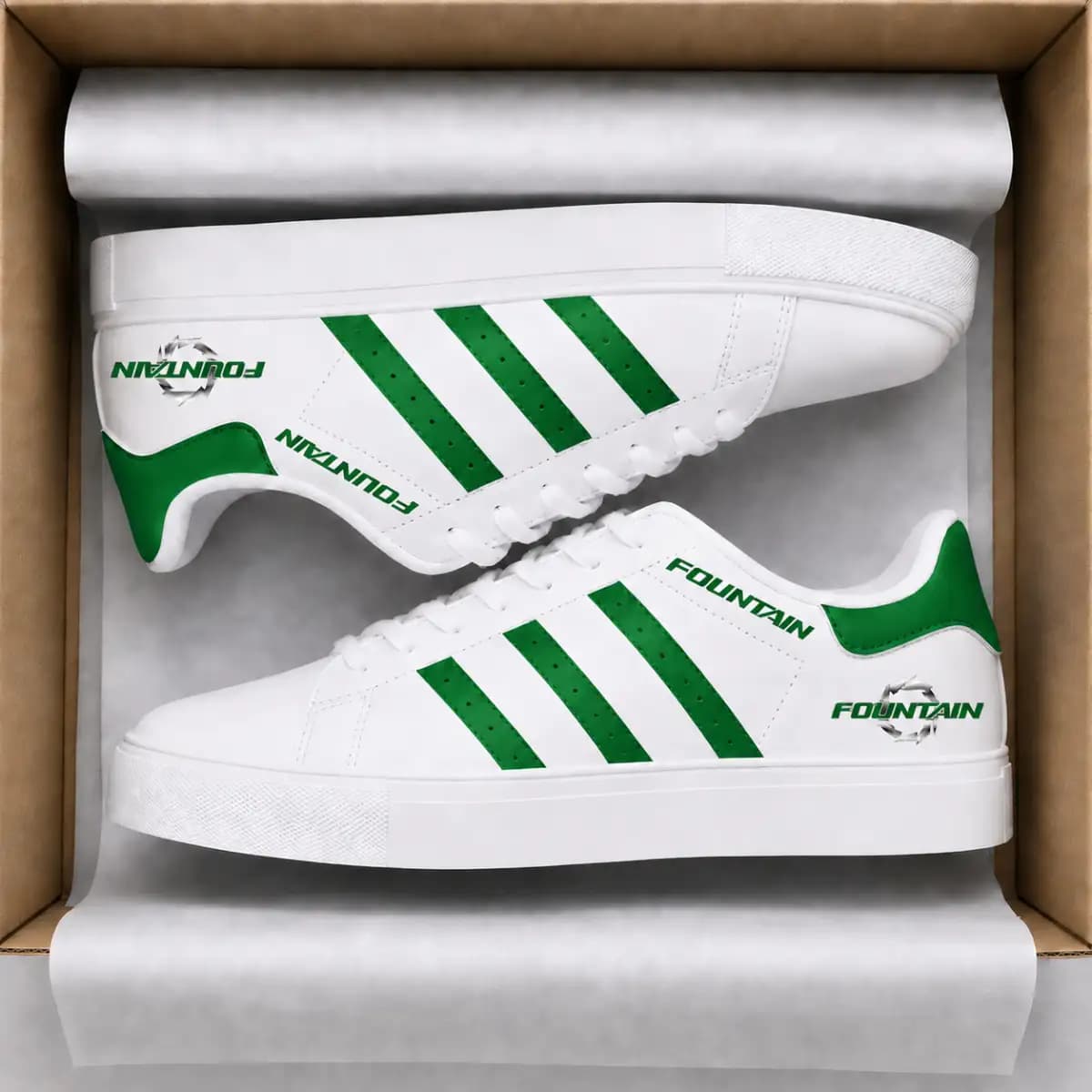 fountain 83 - Low Top Leather Sneakers