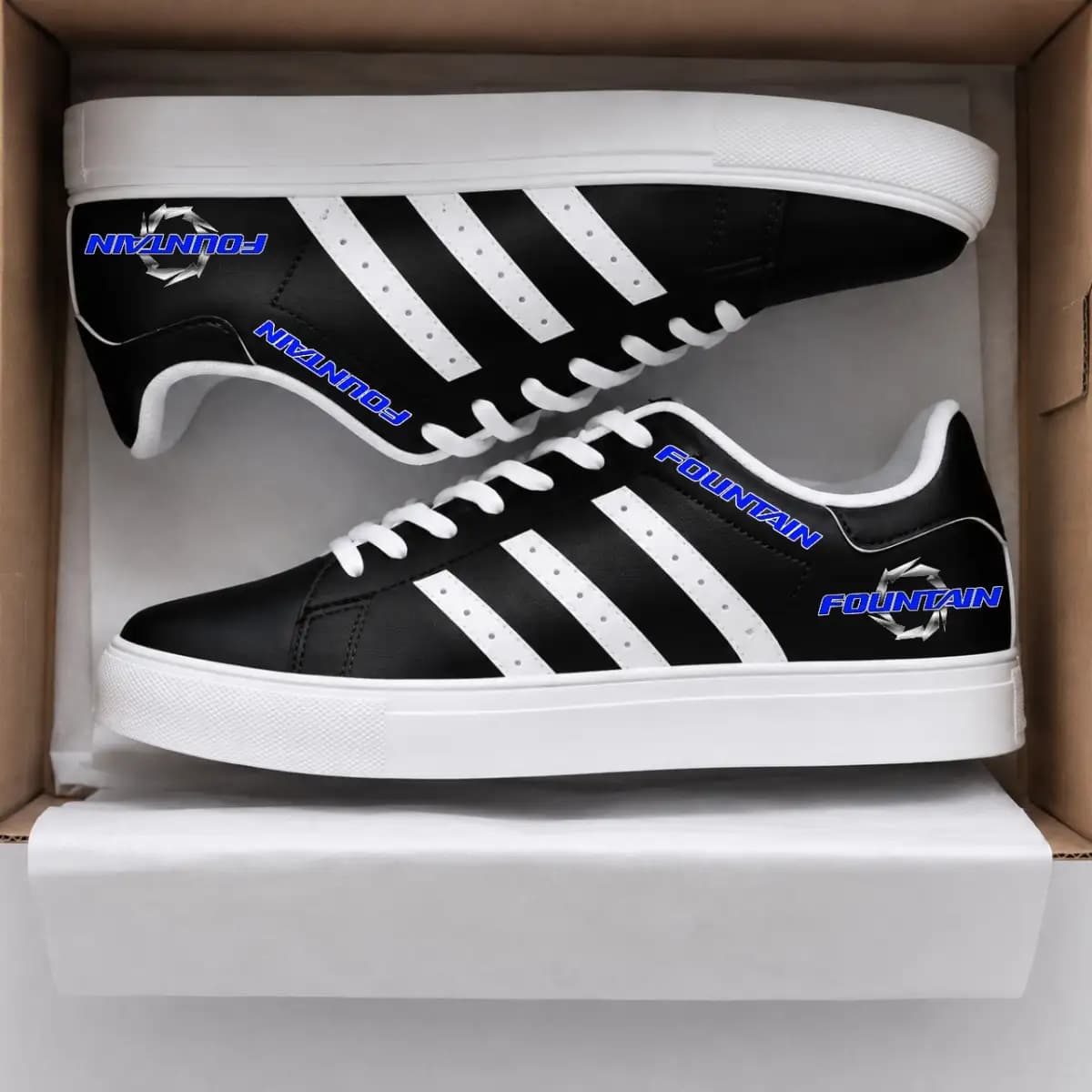 fountain 78 - Low Top Leather Sneakers