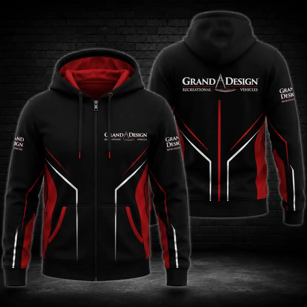 Grand Design Rv - Man's zip-up Hoodie