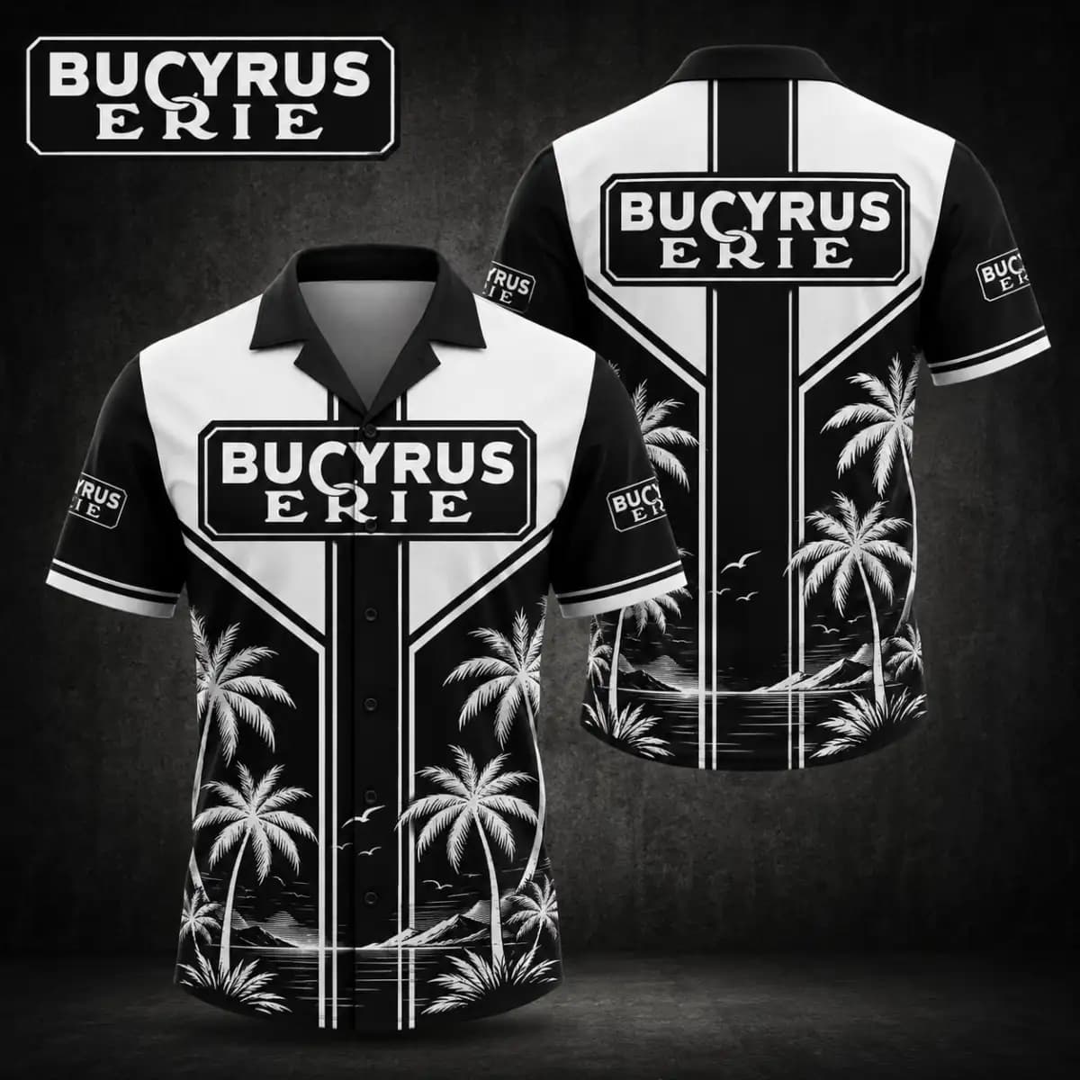 Bucyrus Erie 3d - Premium Hawaiian Shirt