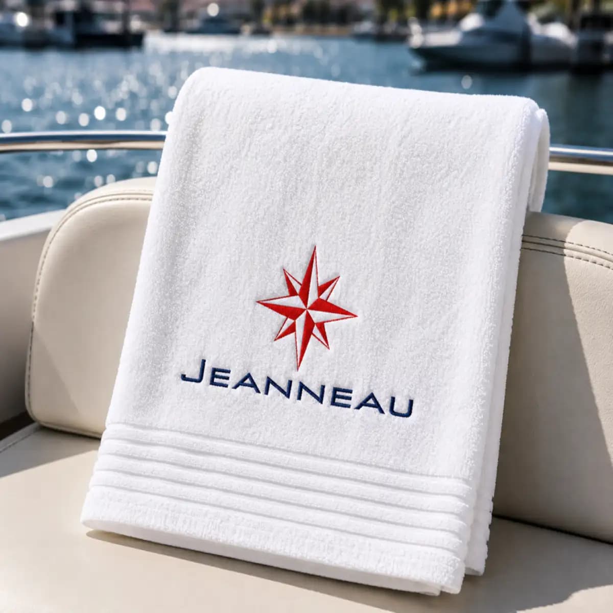 Jeanneau Premium towels - Premium Embroidered Towel