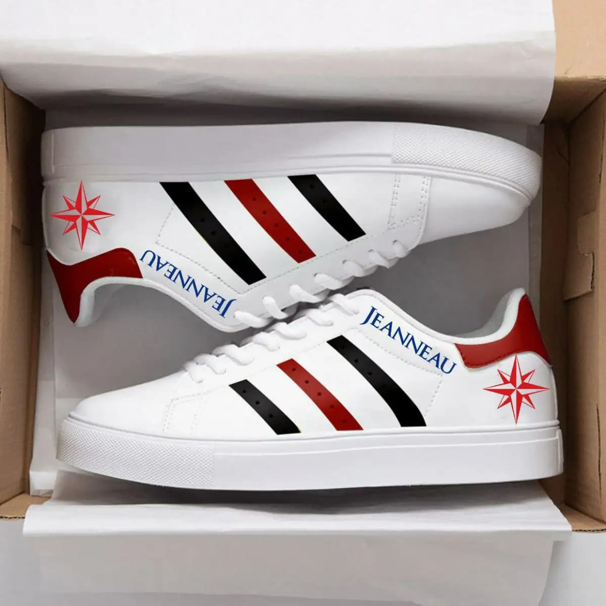 Jeanneau boat Skate Stan Smith New Shoes - Low Top Leather Sneakers