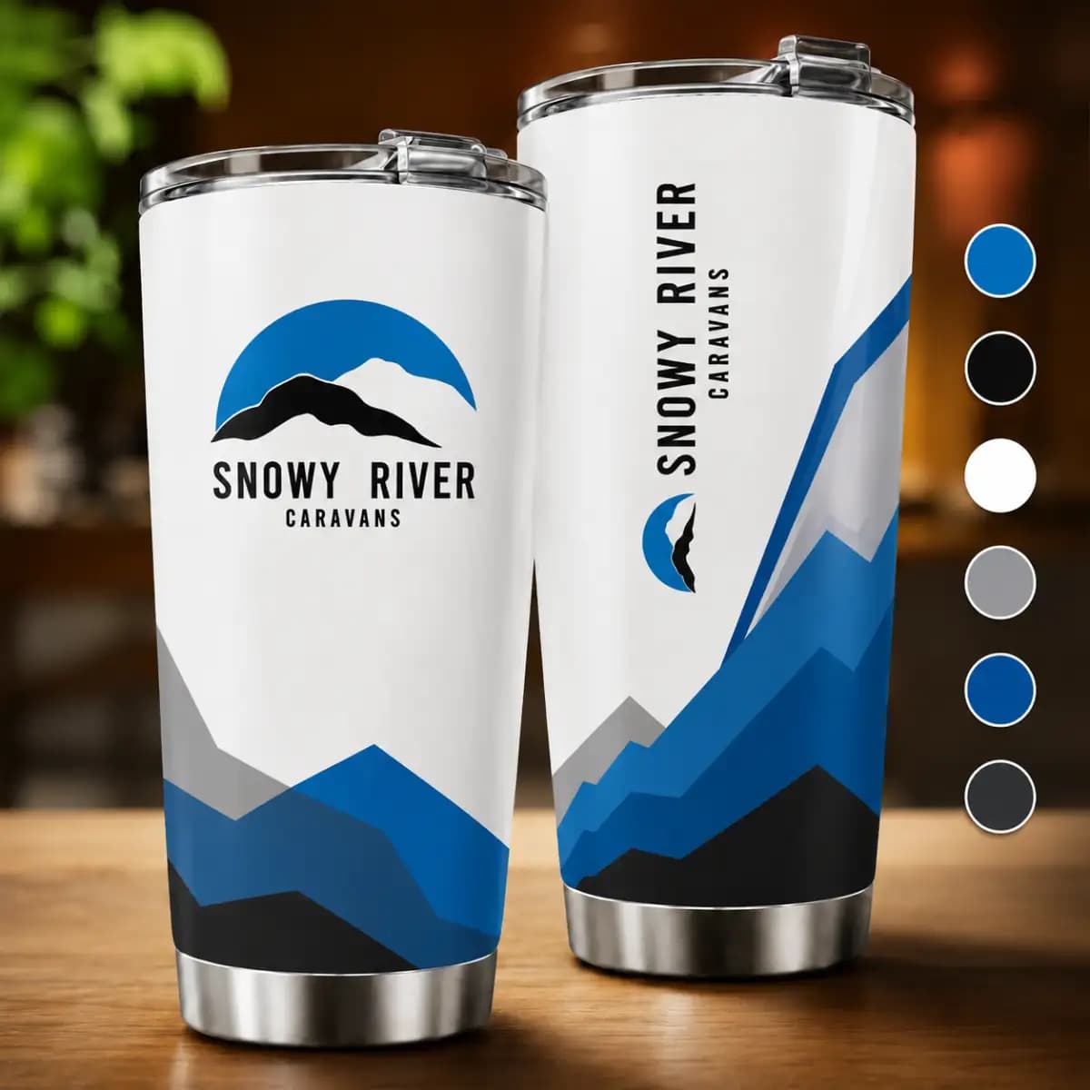 snowy river caravans - Regular Tumbler