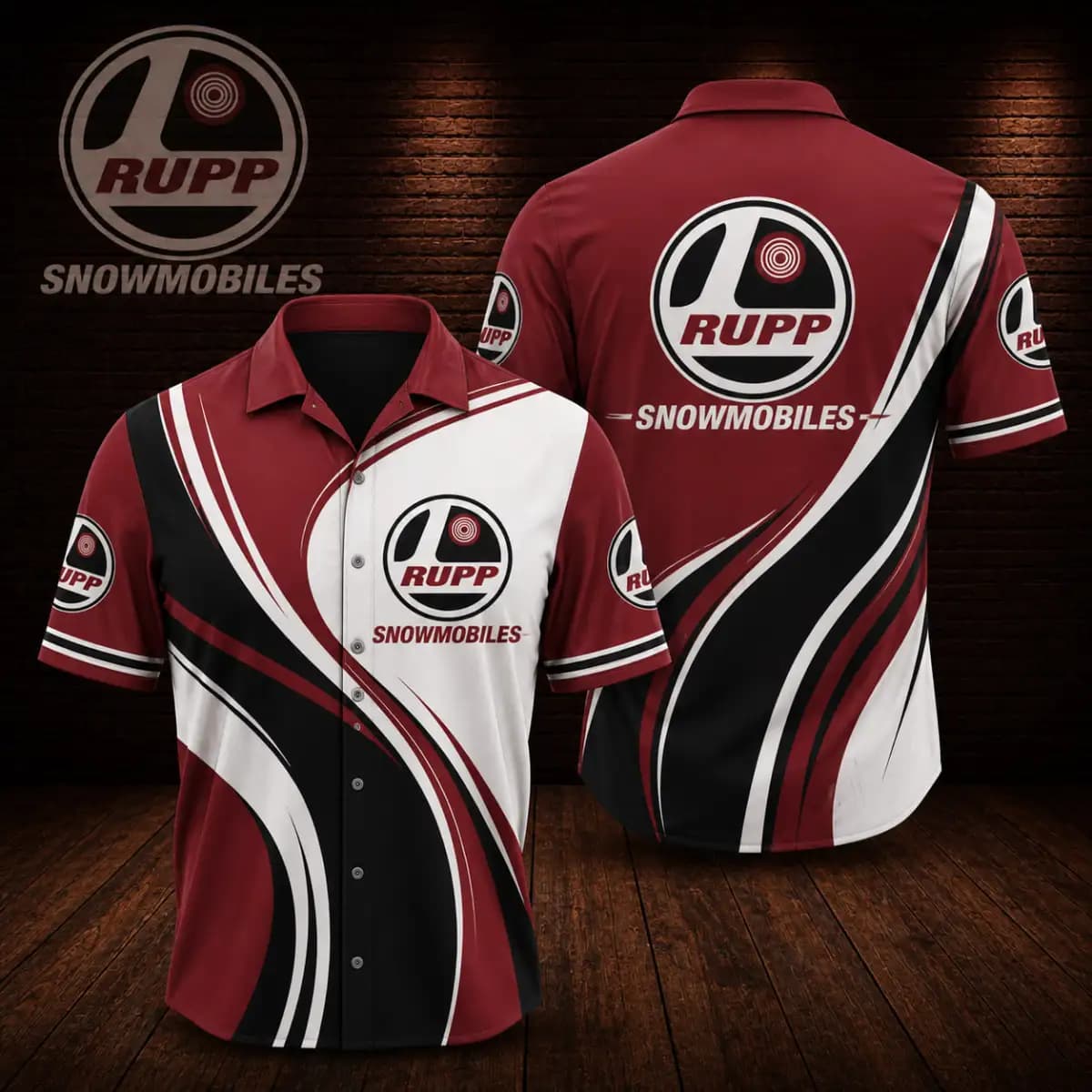Rupp Snowmobile - Premium Hawaiian Shirt