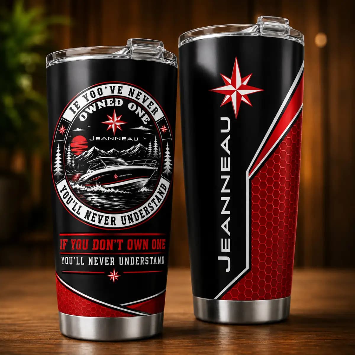 Jeanneau Boat Premium tumbler - Regular Tumbler