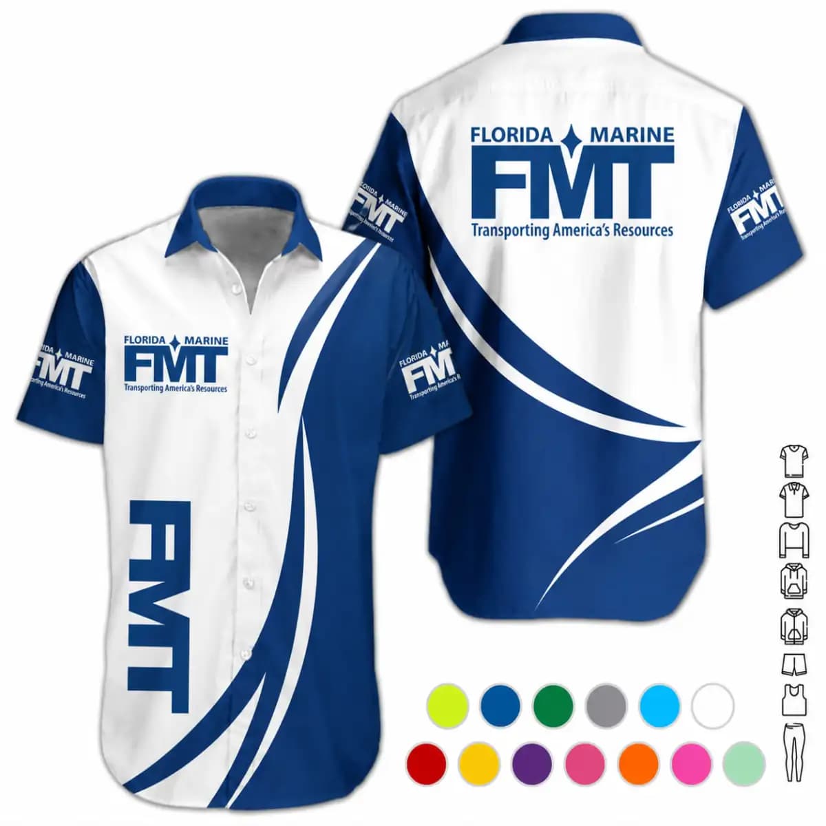 Florida marine transporters - Premium Hawaiian Shirt