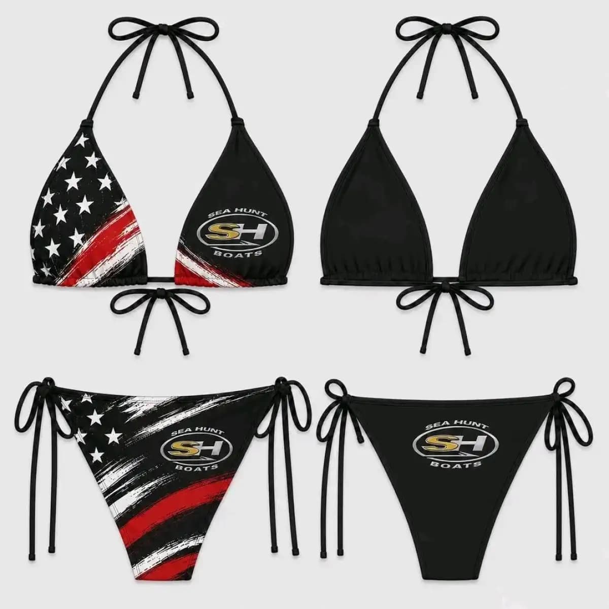Sea hunt boat bikini 000 - Women’s Triangle String Bikini