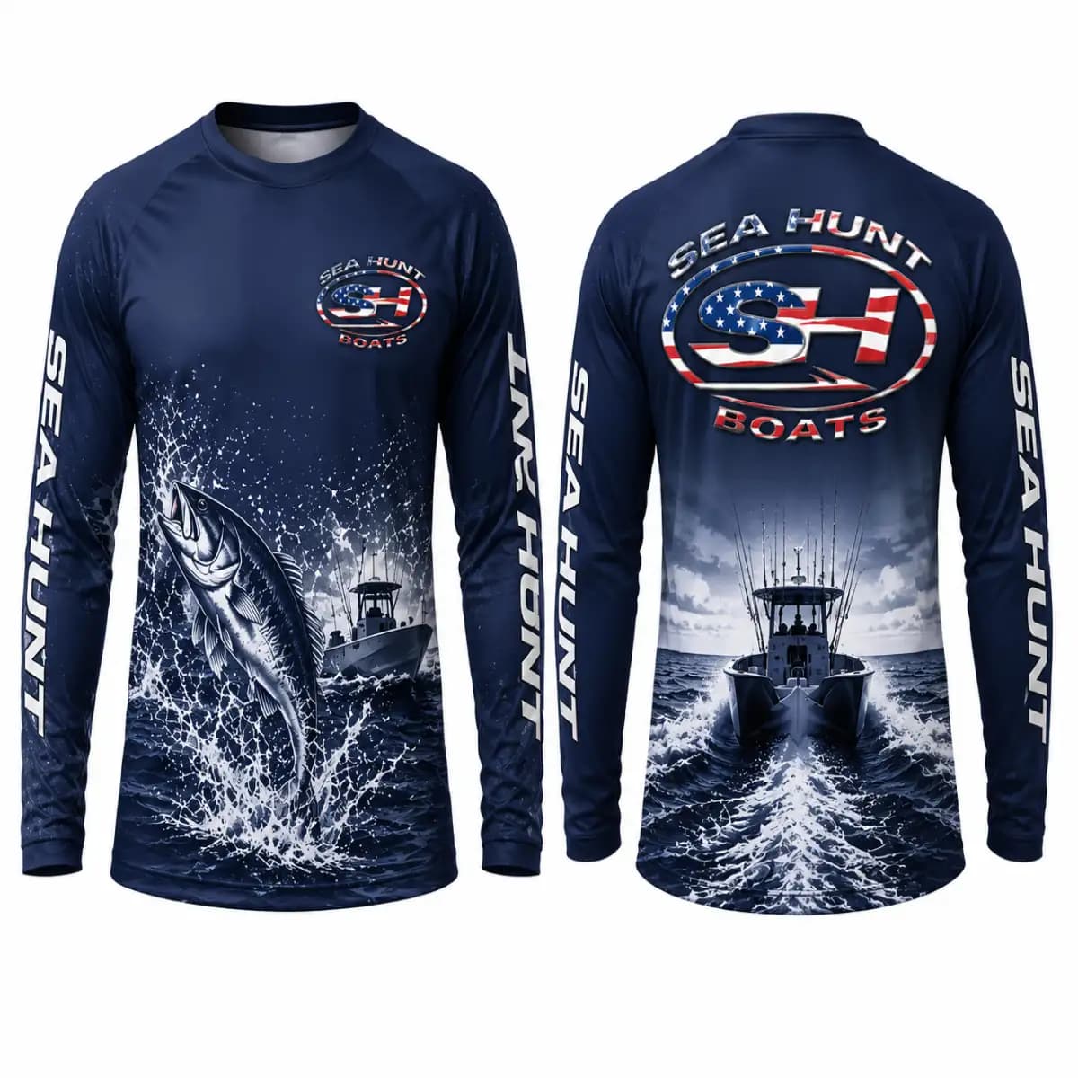sea hunt boat 101 - Premium Unisex Long Sleeve Jersey