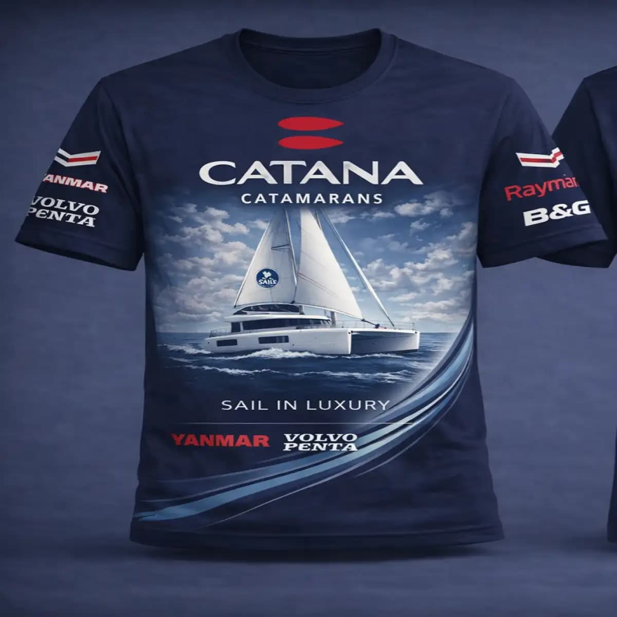 Catana catamaran 22 - Premium Unisex Short Sleeve T-Shirt