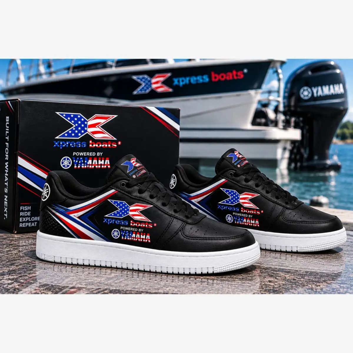 Xpress boat 241 - Low Top Leather Sneakers