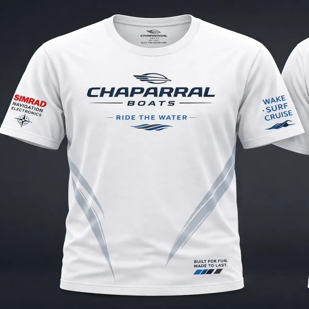 Chaparral boat 010 - Premium Unisex Short Sleeve T-Shirt