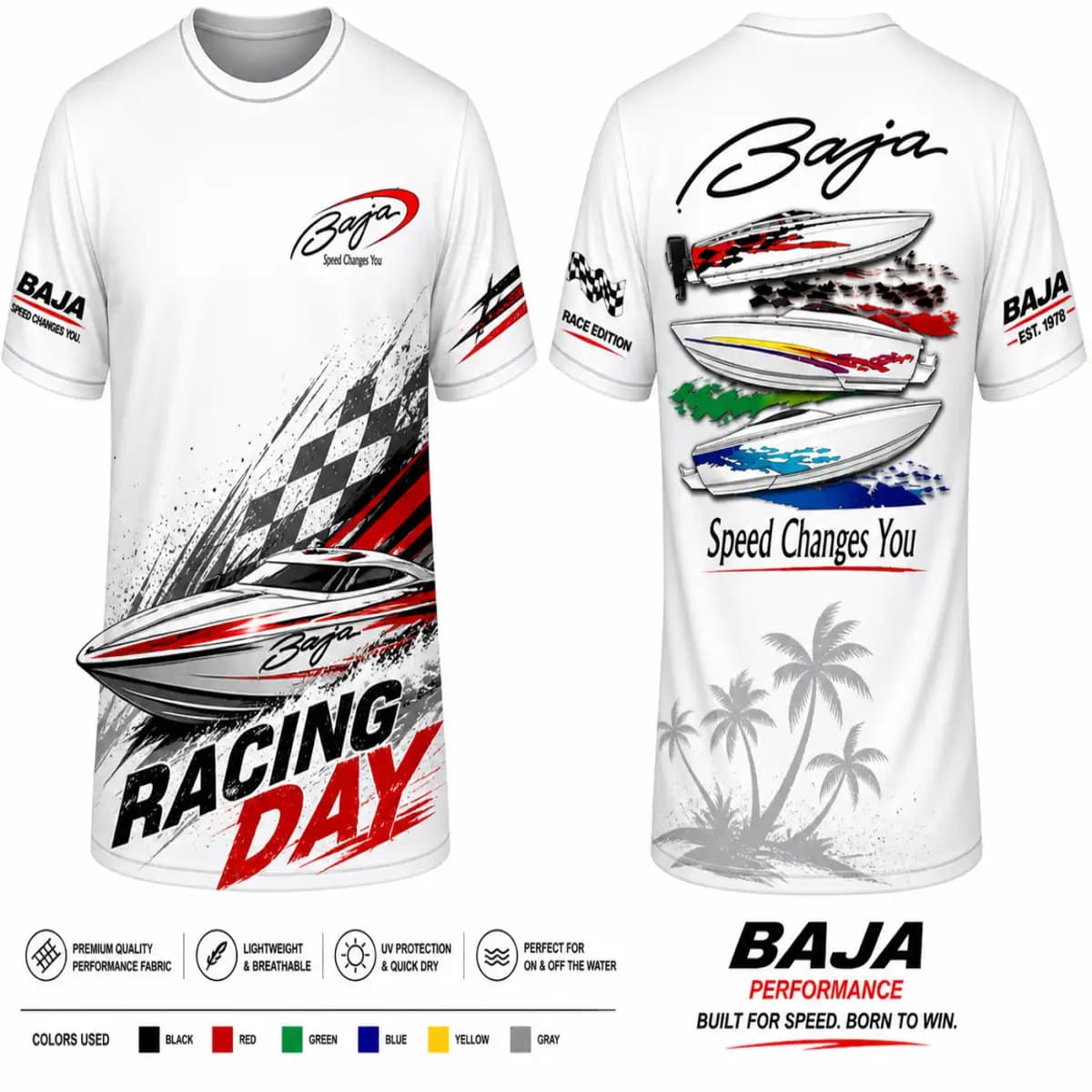 Baja race - Premium Unisex Short Sleeve T-Shirt