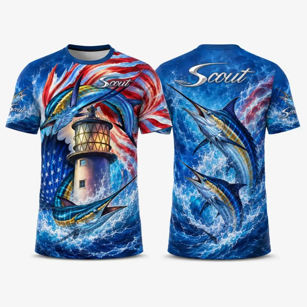 Scout boat 002 - Unisex Short Sleeve Jersey