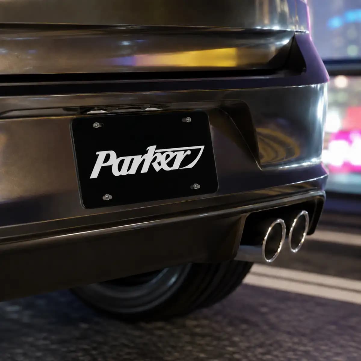 Parker boat 000 - Boat License Plate
