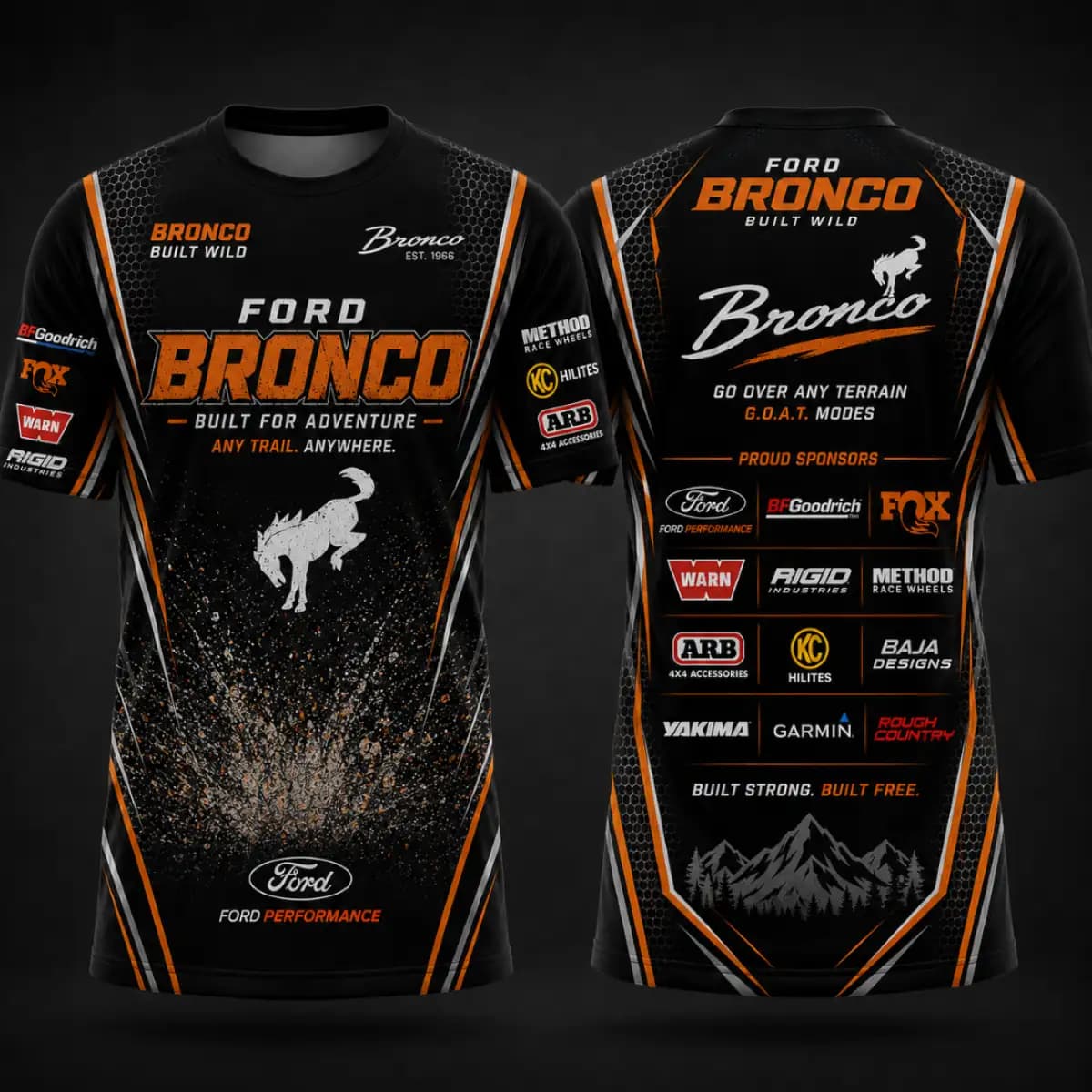 Bronco 201 - Unisex Short Sleeve Jersey