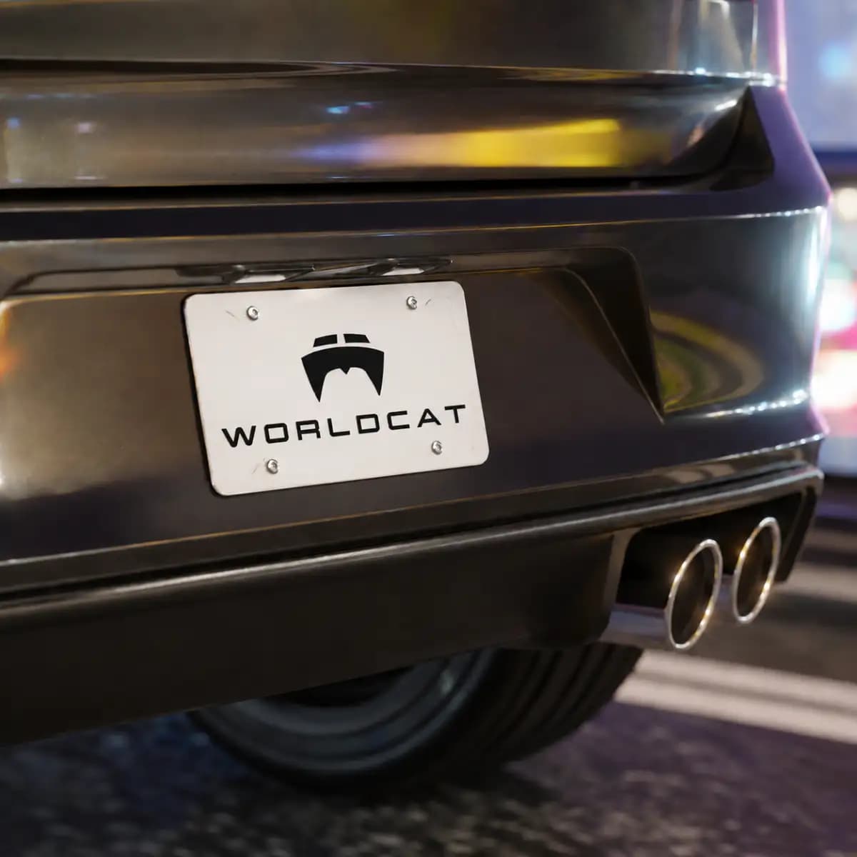 World cat boat 22 - Boat License Plate