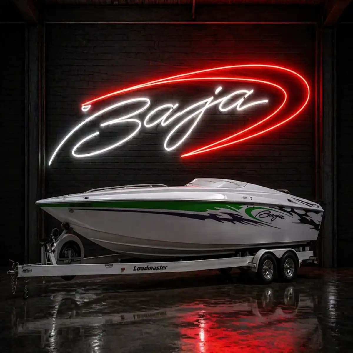 Baja boat LED 01 - Custom LED Neon Logo Sign