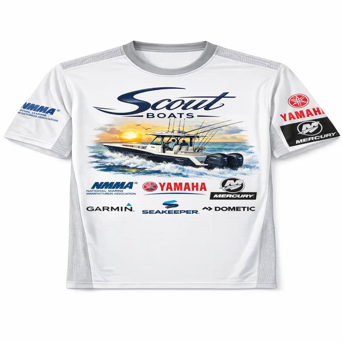 Scout boat 001 - Premium Unisex Short Sleeve T-Shirt