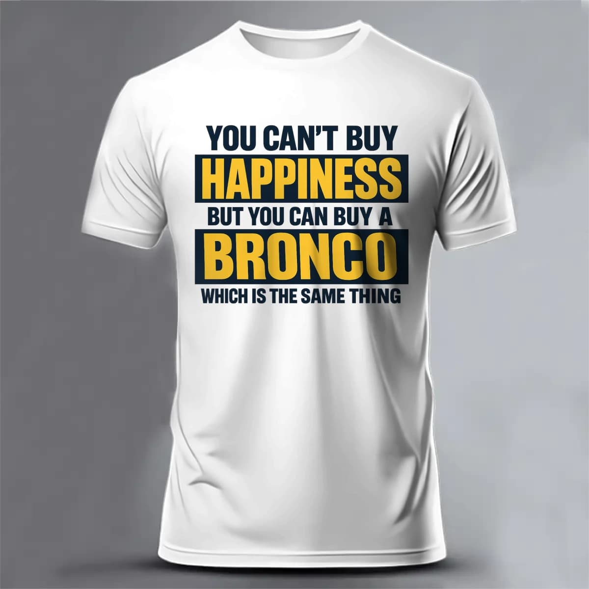 bronco 01011 - Unisex Classic Short Sleeve T-Shirt