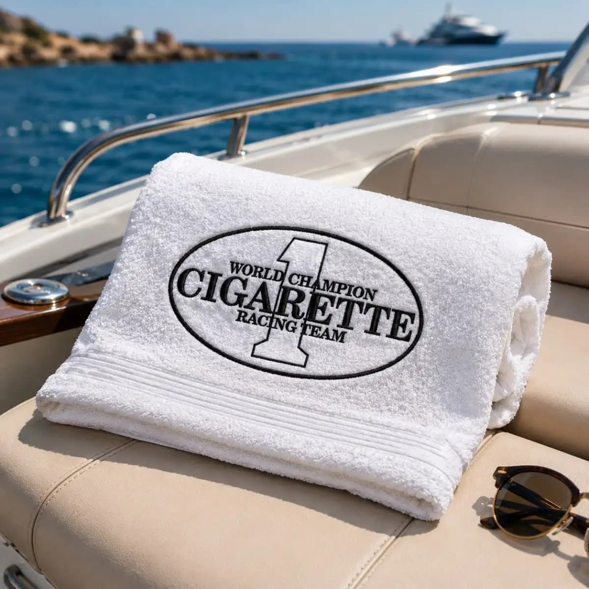 cigarette 58 - Premium Embroidered Towel