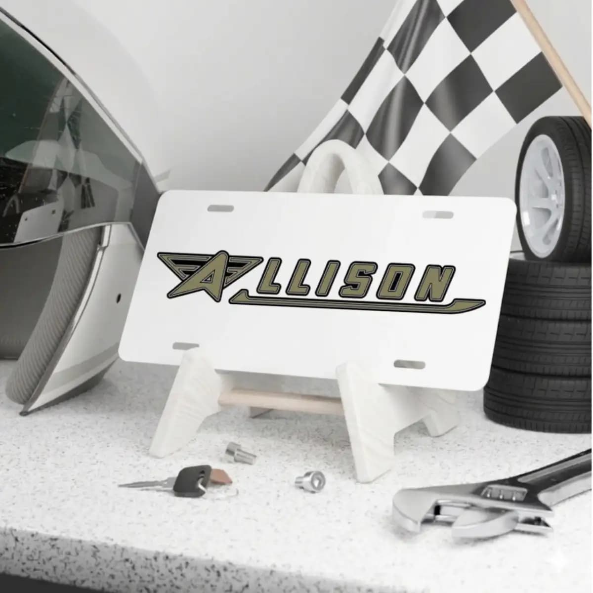 allison License Plate 5 - Custom Boat License Plate