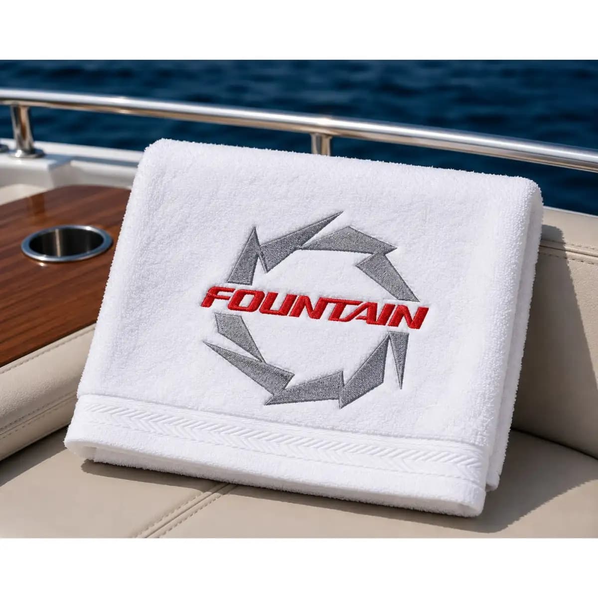 fountain 52 - Premium Embroidered Towel