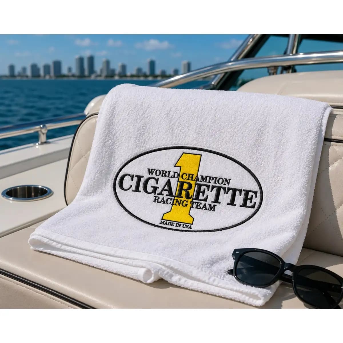 cigarette 52 - Premium Embroidered Towel