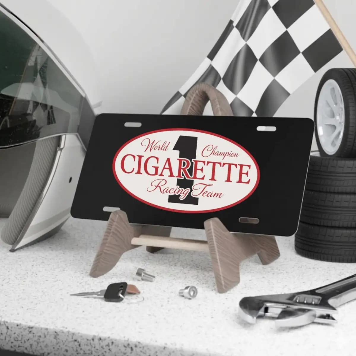 Cigarette License Plate 15 - Custom Boat License Plate