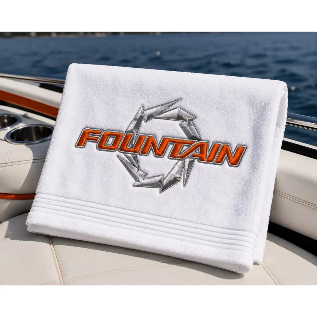 fountain 54 - Premium Embroidered Towel