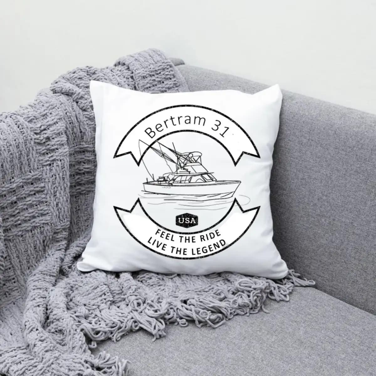 bartram 1 - Throw Pillow